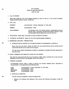 First page of templecityca.gov/AgendaCenter/ViewFile/Minutes/_06162026-100